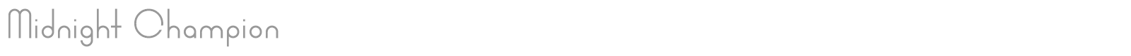 Midnight Champion font preview